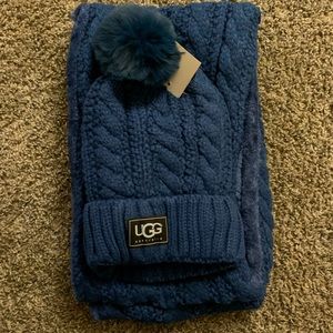 Ugg beanie and scarf